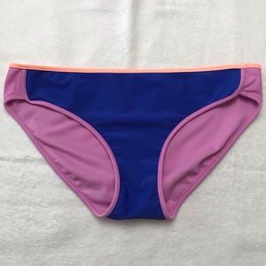 Xhilaration Retro 90s Colorblock Full Coverage Bikini Bottoms Size Large